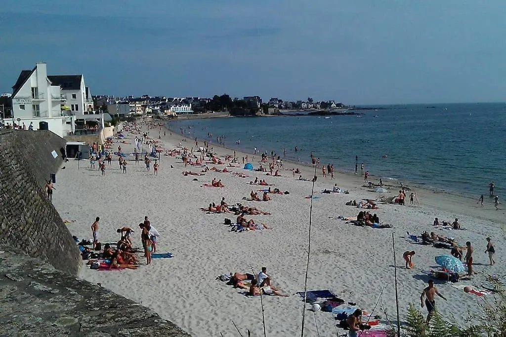 Au Gre Des Vagues, Vue Mer, Wifi, Piscine Chauffee Concarneau Apartment